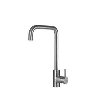 Lorreine Pro Square RVS Keukenkraan met met haakse uitloop