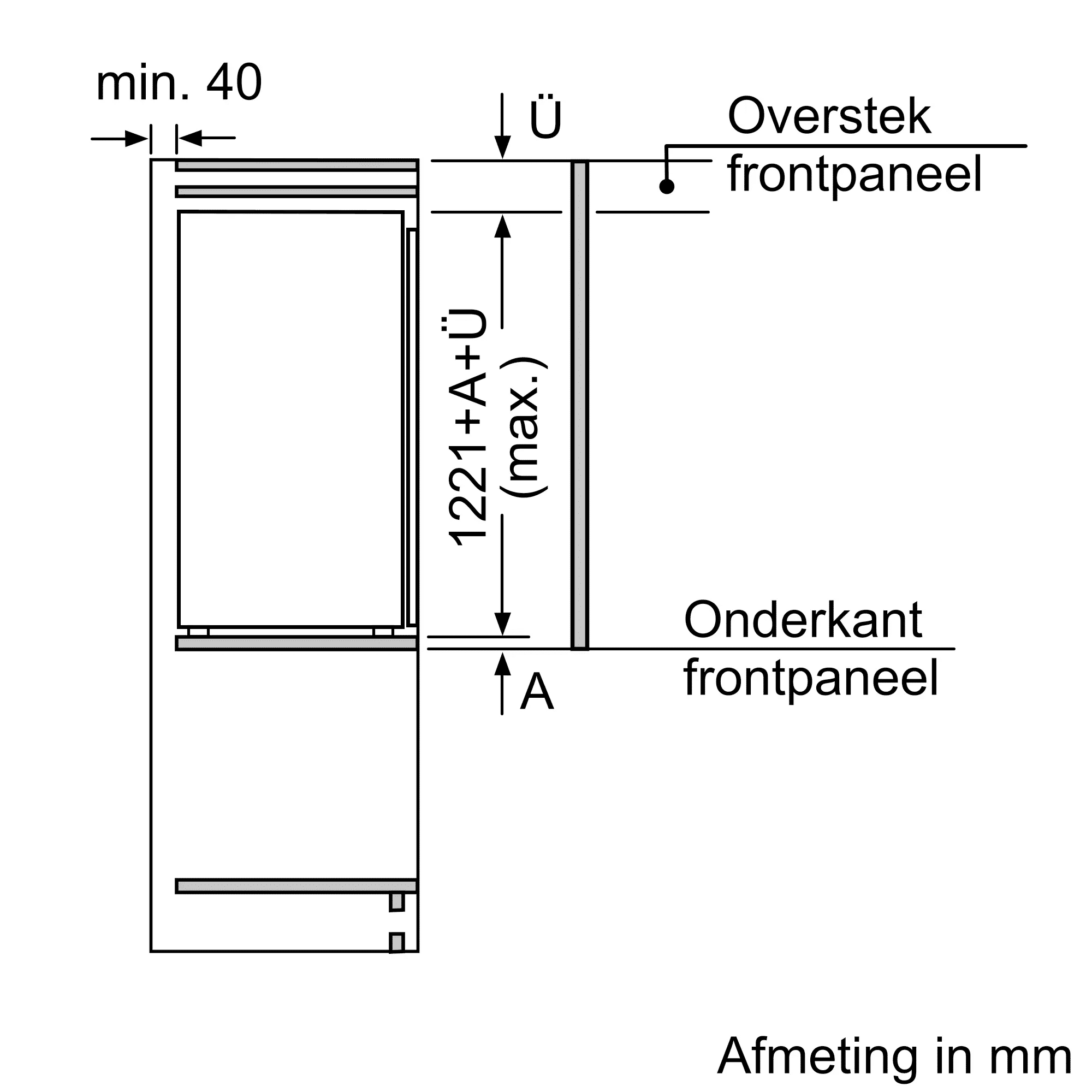Siemens KI42LVFE0 | iQ300 Inbouw koelkast met vriesvak (122.1CM) - Afbeelding 11