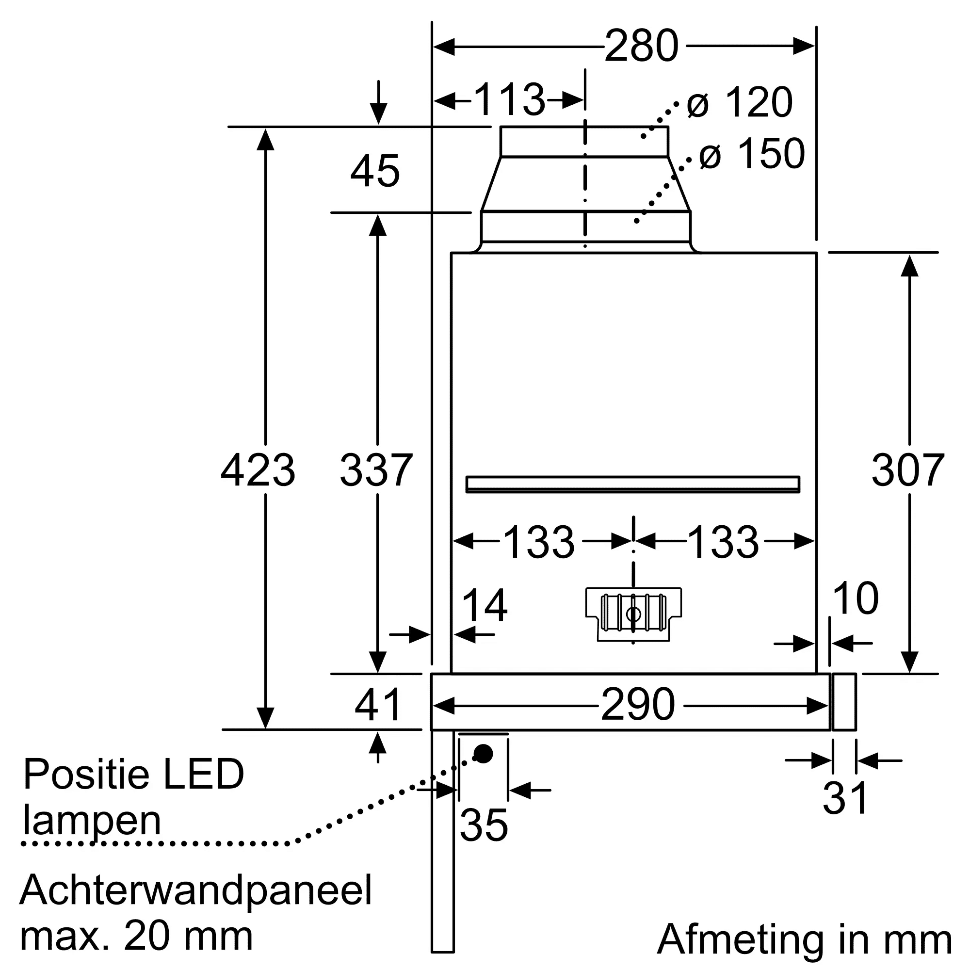 Siemens LI99SA684 | iQ700 Telescopische dampkap - 90 cm - Afbeelding 7