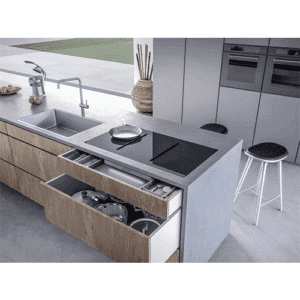 Opera Nivel DNI93C120 | Inductiekookplaat met afzuiging 5 kookzone's