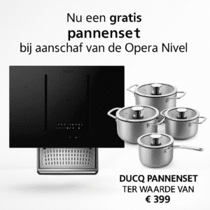 Opera Nivel DNI93C220 | Kookveldafzuiging in 930×520 mm afmeting, met 5 kookzones en technische lade - Recirculatie