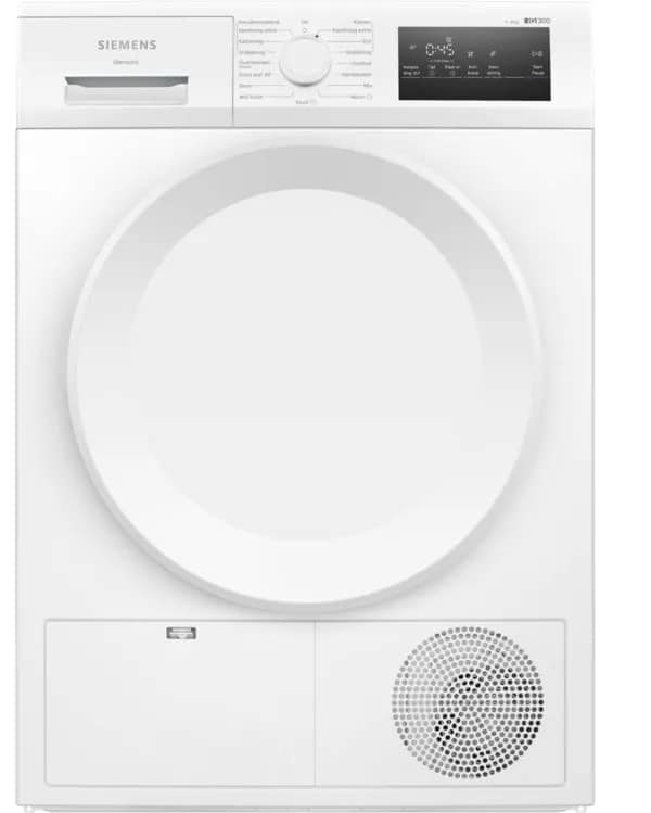 Siemens iQ300 WT43H00ENL wasdroger Vrijstaand Voorbelading 8 kg Wit