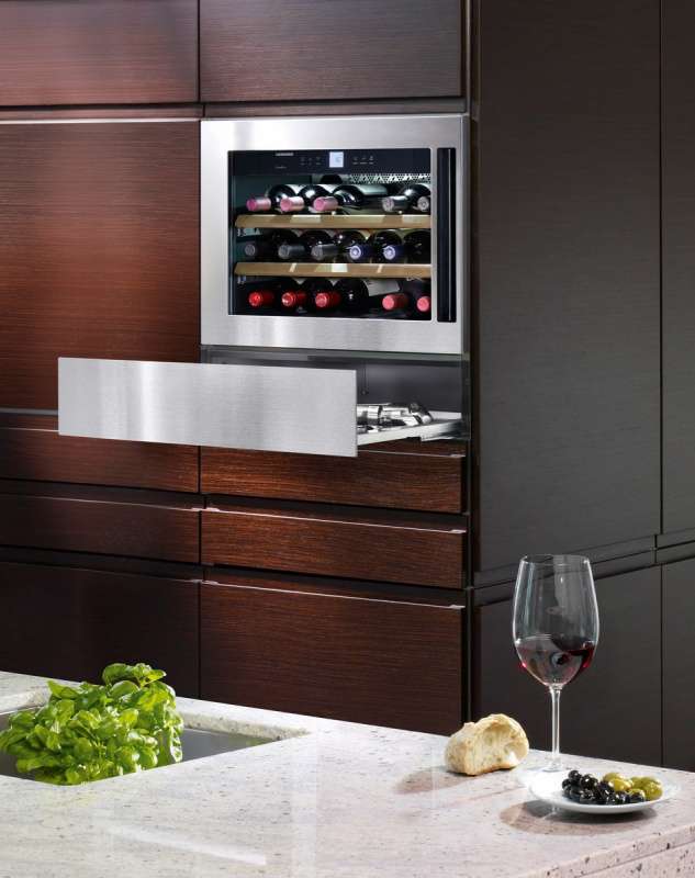 Liebherr WKEes 553-21 wijnkoeler Vloerwijnrek Ingebouwd Zilver 18 fles(sen) - Afbeelding 3