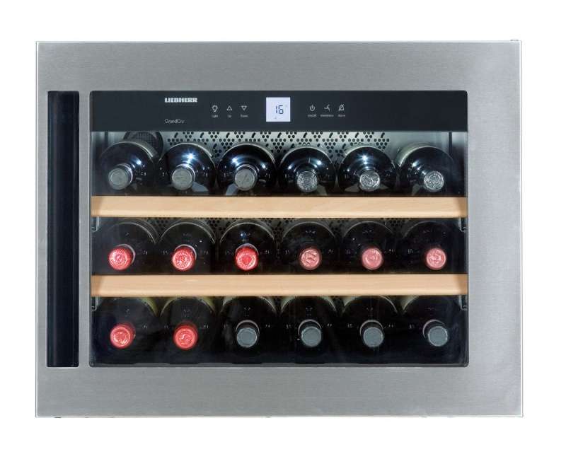 Liebherr WKEes 553-21 wijnkoeler Vloerwijnrek Ingebouwd Zilver 18 fles(sen) - Afbeelding 8