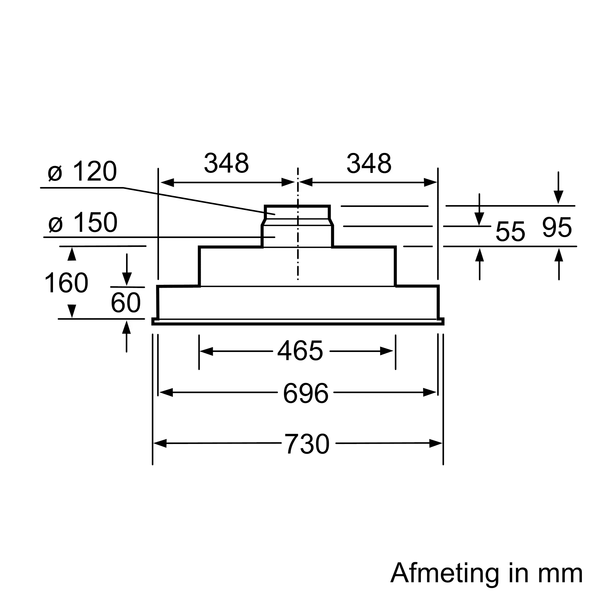 Siemens LB75565 | IQ300 Afzuigunit 75 cm zilvermetaalkleurig - Afbeelding 5