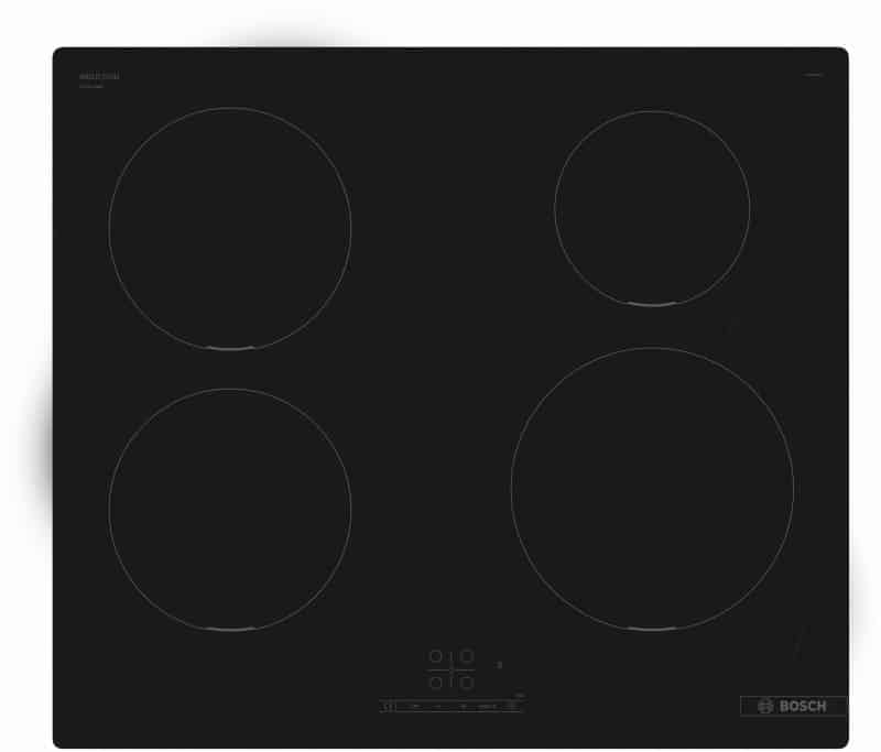 Bosch Serie 4 PUE611BB5E kookplaat Zwart Ingebouwd 60 cm Inductiekookplaat zones 4 zone(s)