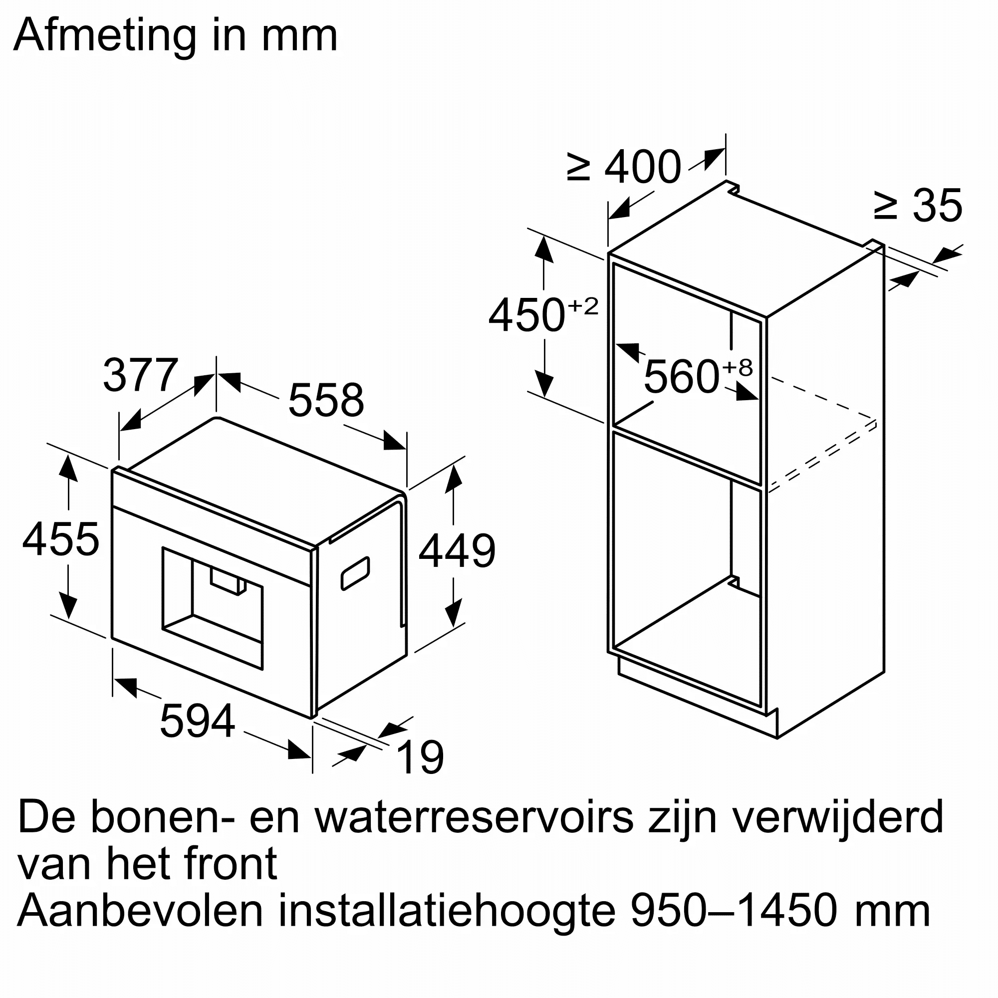 Bosch CTL9181B0 | Serie 8 Inbouw koffie volautomaat Zwart - Afbeelding 4