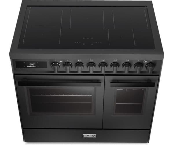 Elba EX965TIMAA | Excellence Inductiefornuis, 5 kookzone's, 2 ovens, 90cm, antraciet - Afbeelding 2