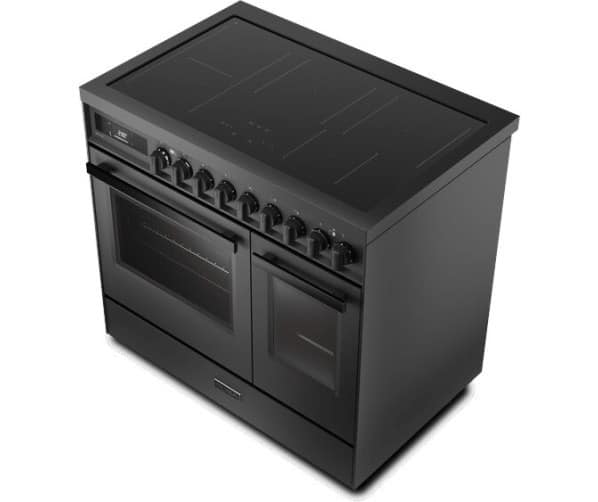 Elba EX965TIMAA | Excellence Inductiefornuis, 5 kookzone's, 2 ovens, 90cm, antraciet - Afbeelding 3