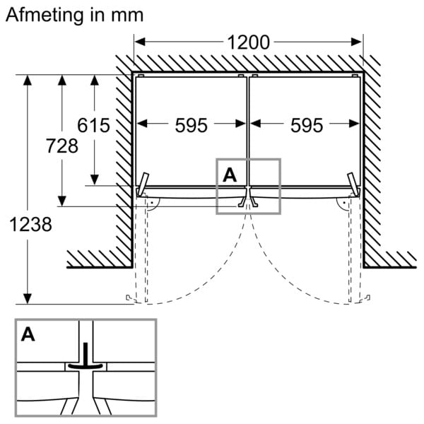 Siemens GS36NEXCM | iQ300, Vrijstaande vriezer, Geborsteld zwart staal anti-fingerprint - Afbeelding 3