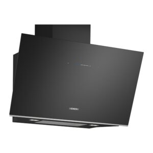 Siemens  LC91KLT60 | iQ700 Wandschouwkap 90 cm zwart glas, Zwart