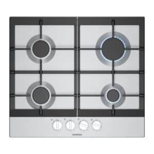 Siemens EC6A5PI90N | Kookplaat | 4 gasbranders | Roestvrijstaal