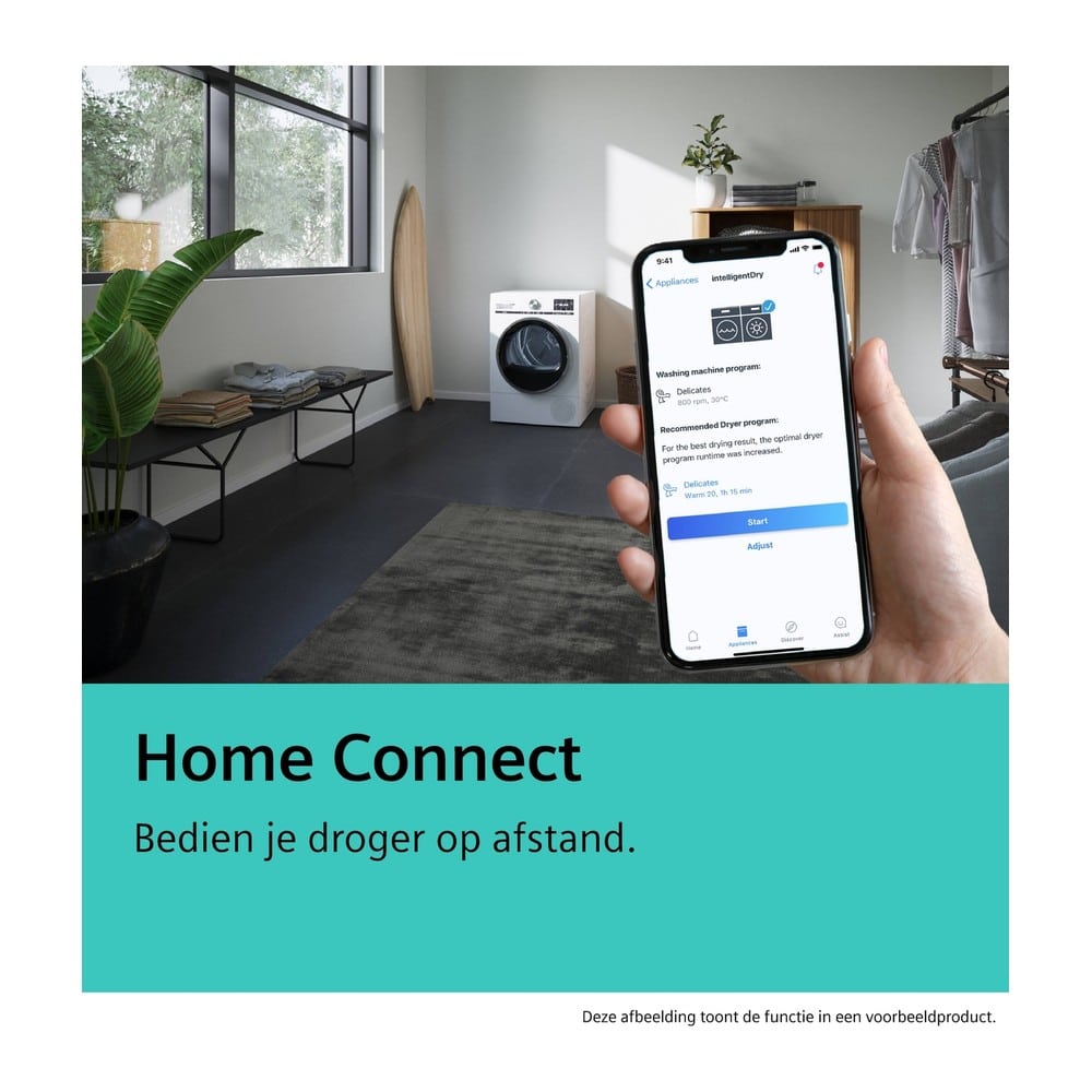 Siemens WR47B2C9NL | Droger | 9 kg vulgewicht | Energieklasse A - Afbeelding 10