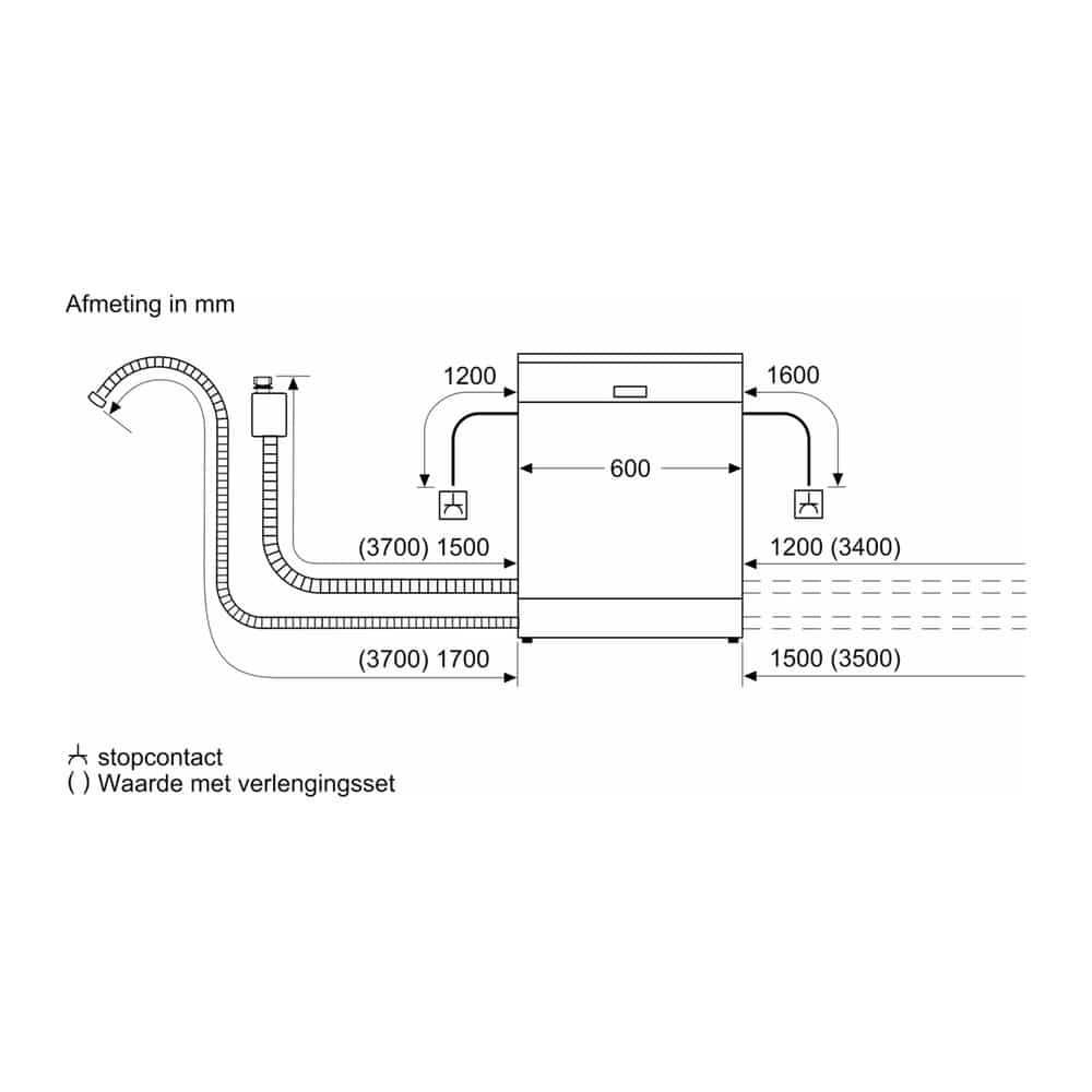 Siemens SN23HW07LE | Vaatwasser | 13 couverts | Home Connect - Afbeelding 12