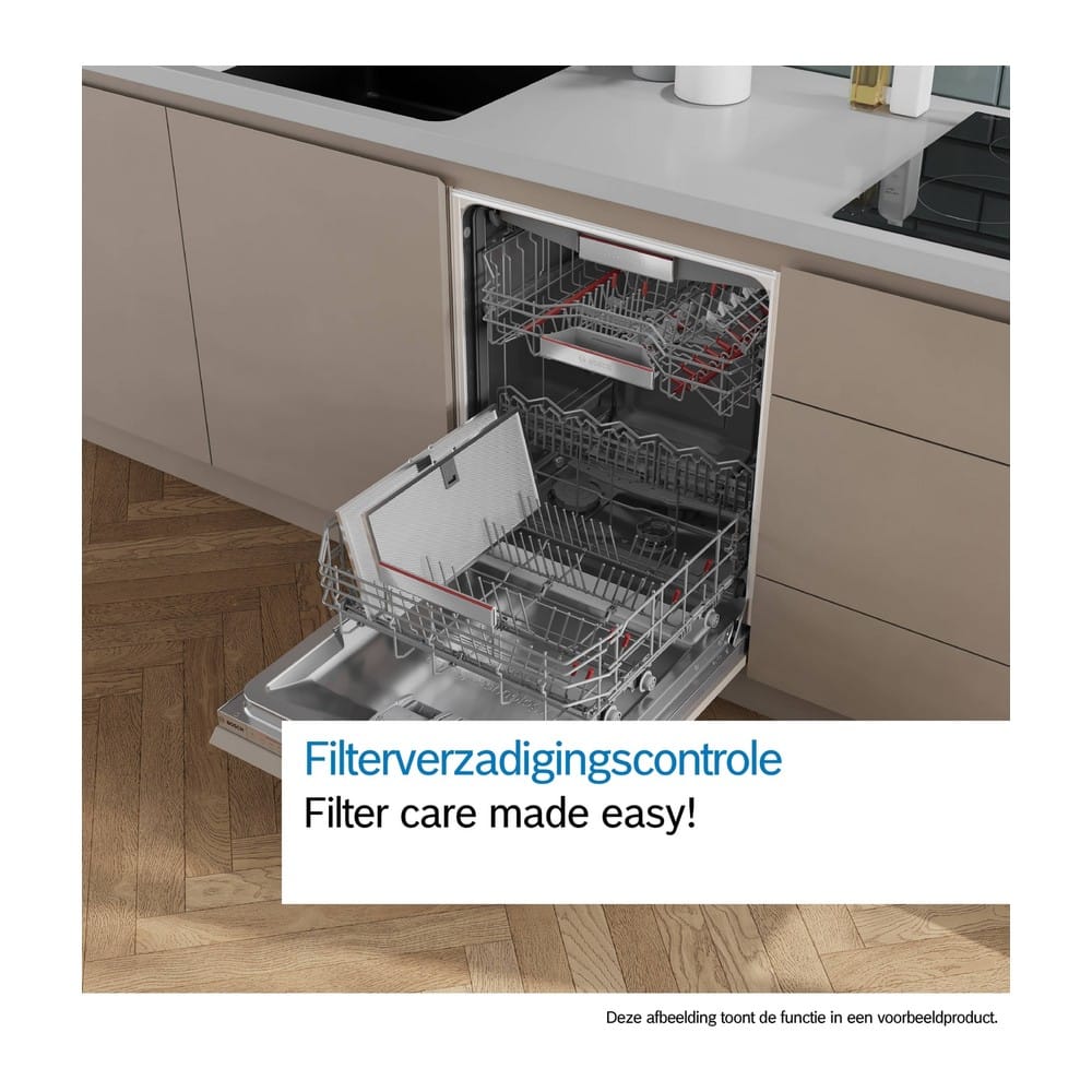 Bosch DBB97DP60 | Serie 6 geïntegreerde design afzuigkap | 90 cm | Zwart glas | Matzwart | Energieklasse A+ - Afbeelding 10