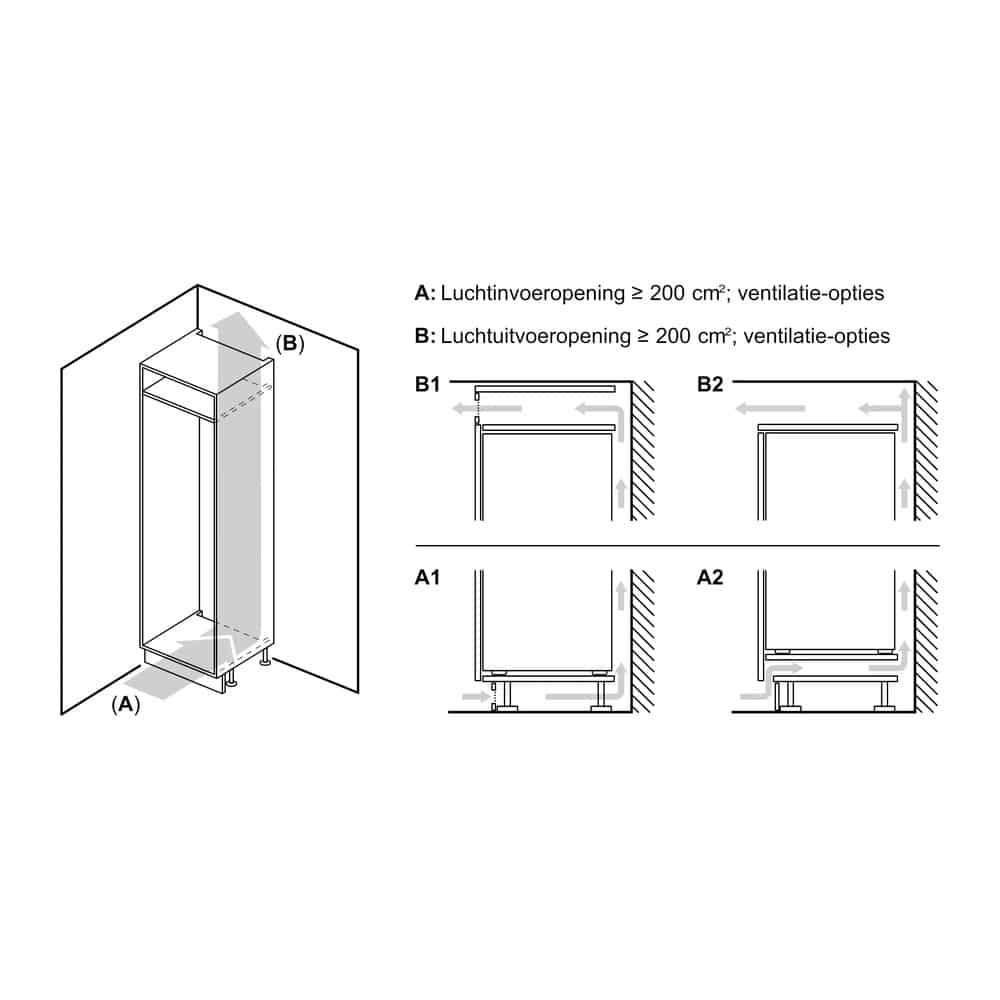 Siemens KI81RNSE0 | Inbouwkoelkast | Ruime opbergruimte | Energiezuinig - Afbeelding 7
