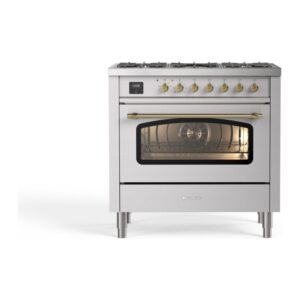 Fratelli F09CNM3/SSB | Fornuis 90 cm | 5 gasbranders | 97 liter oven