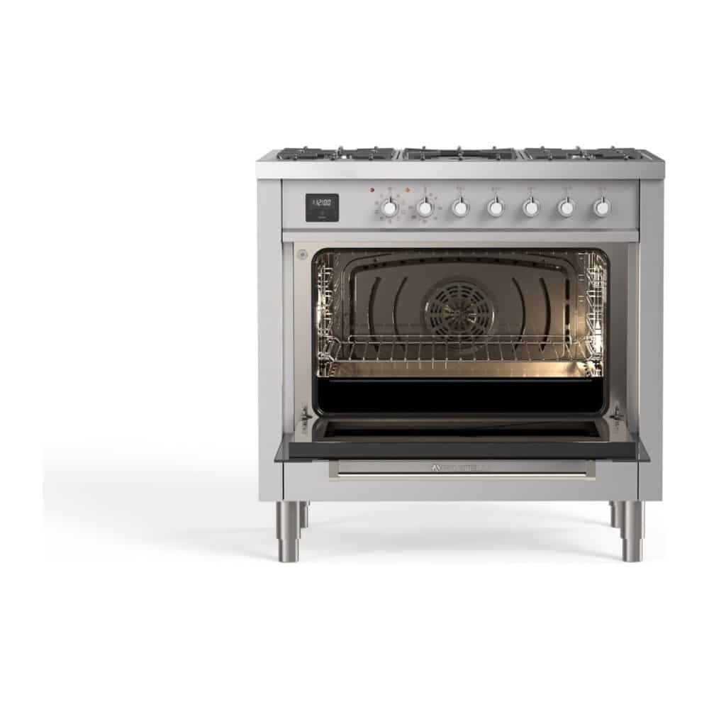 Fratelli F09CWM3/SS | Fornuis | 90 cm | 5 branders | 97 liter oven - Afbeelding 2