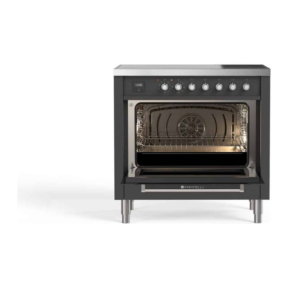 Fratelli FBI095WM3/MG | Fornuis | 90 cm | Inductie | 97 liter oven - Afbeelding 2