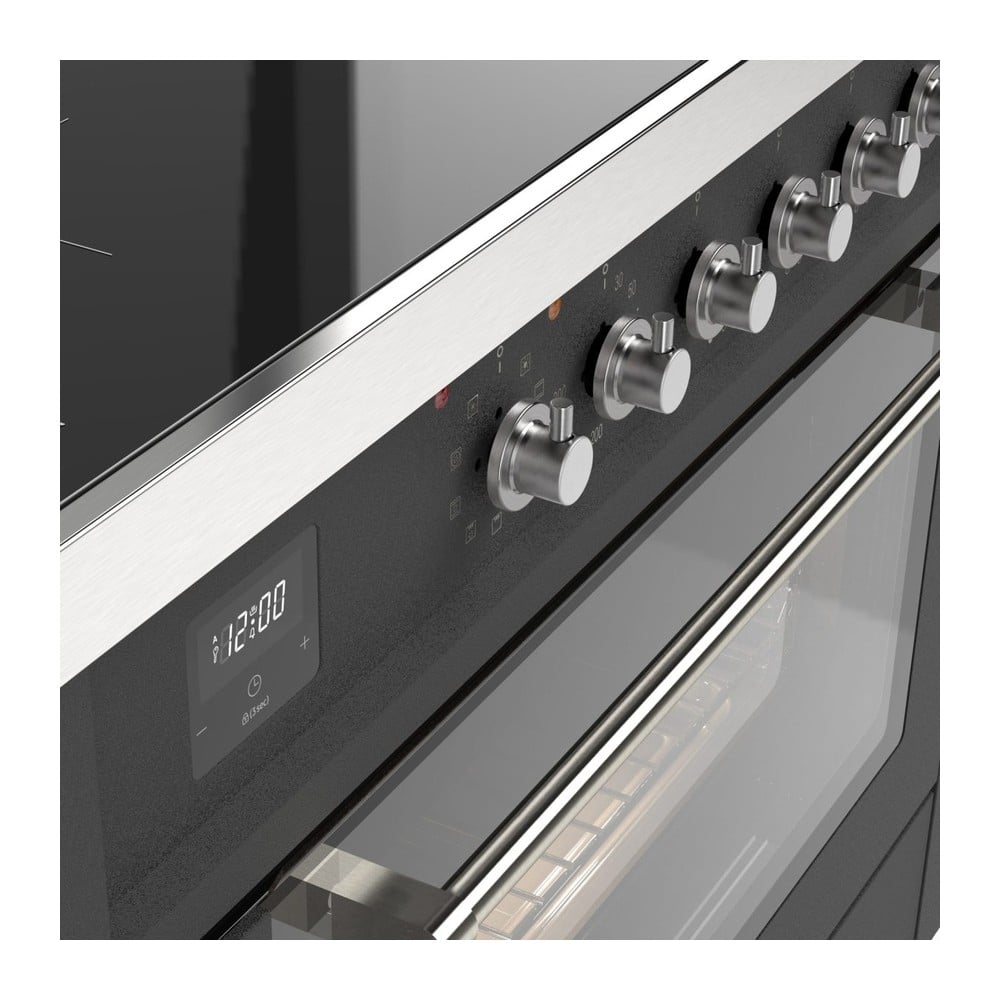 Fratelli FBI095WM3/MG | Fornuis | 90 cm | Inductie | 97 liter oven - Afbeelding 4