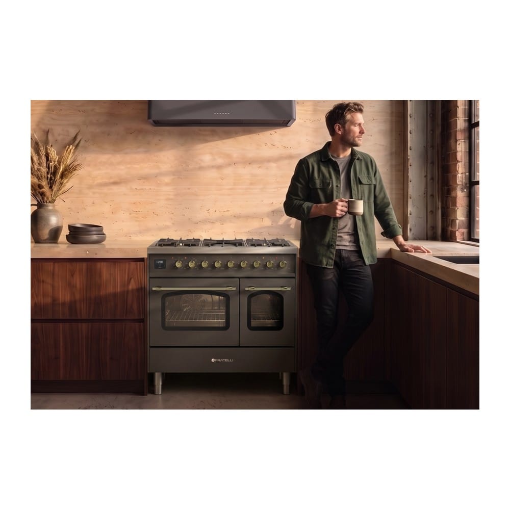 Fratelli FDBI095WM3/MG | Fornuis | 90 cm | Inductie met 2 ovens - Afbeelding 9