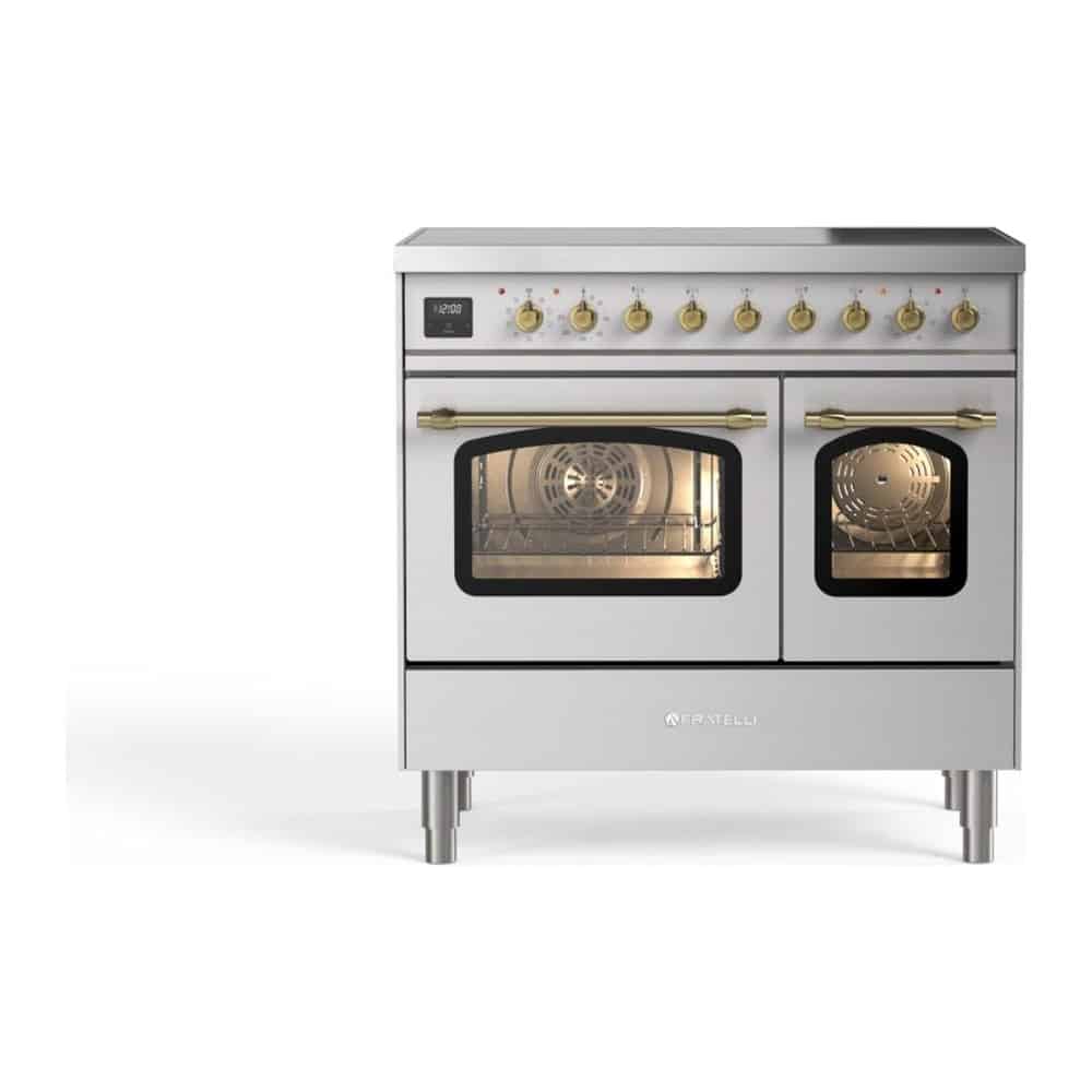 Fratelli FDBI095NM3/SSB | Fornuis | Inductie | 2 ovens